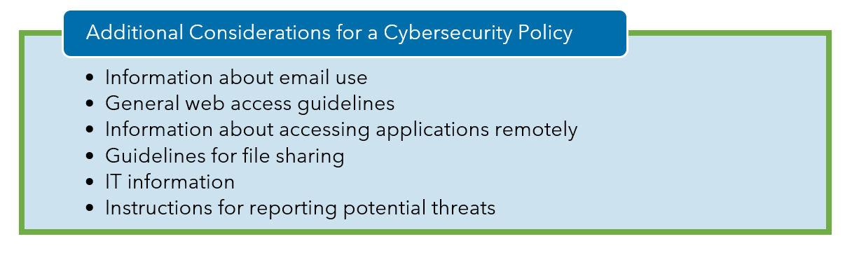 cybersecurity policy development image Warren Averett