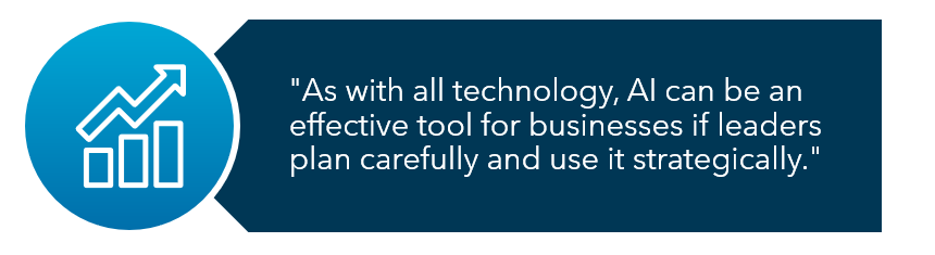 AI planning and strategy quote image