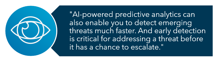 AI threat detection quote image
