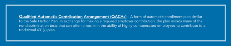 Warren Averett Qualified Automatic Contribution Arrangement definition image