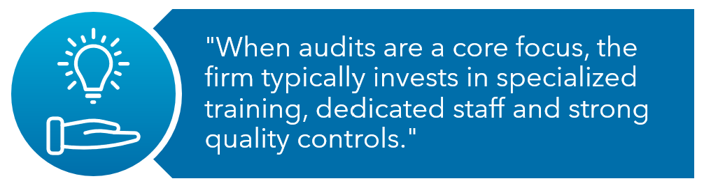 Employee Benefit Plan Auditor Focus Quote Image