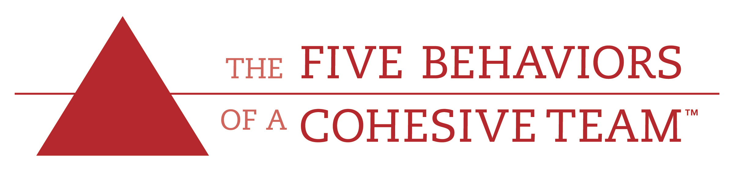 the five behaviors of a cohesive team logo