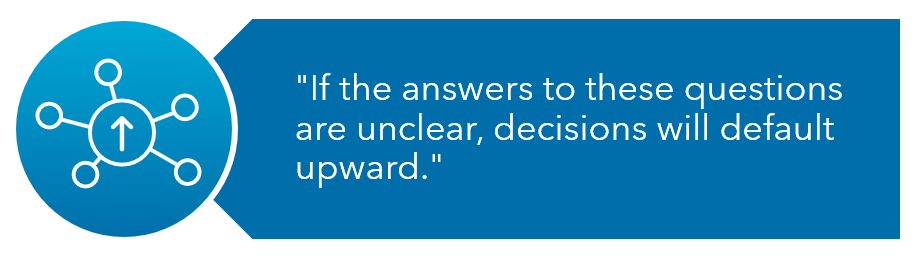 IT leadership defaults upward quote image