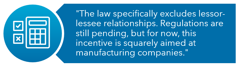 OBBBA Real Estate qualified production property quote image