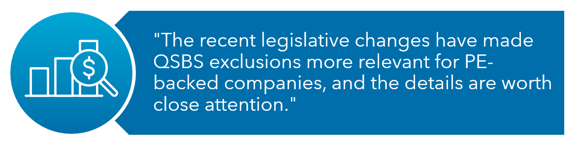 One Big Beautiful Bill Act Private Equity QSBS Quote Image