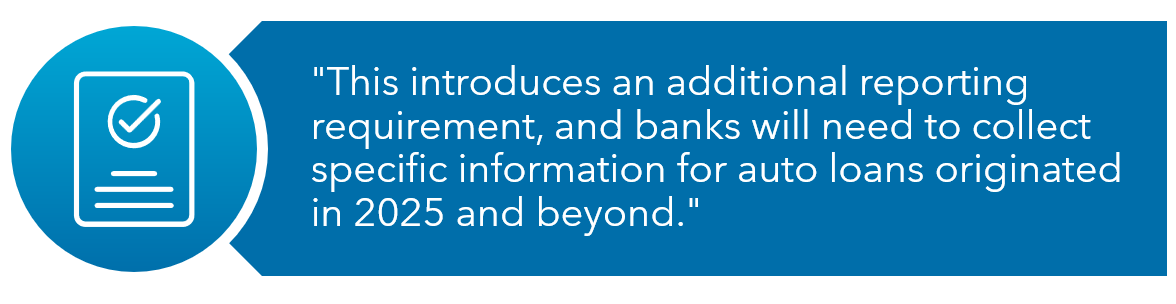 One Big Beautiful Bill Act for Banks Auto Loan Quote Image