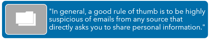 What is a common indicator of a phishing attempt payment Warren Averett image