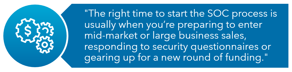 SOC for SaaS process quote image