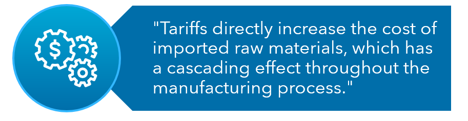 manufacturing tariff impact quote image