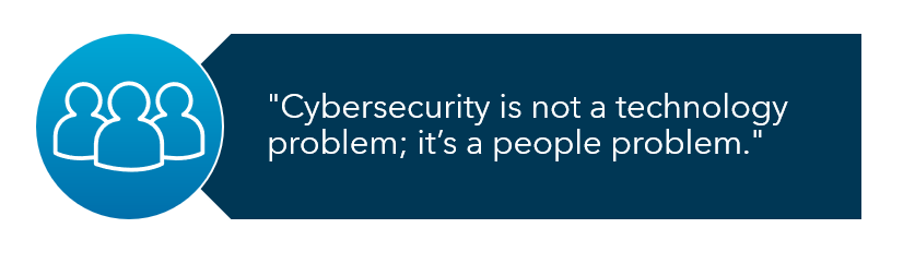 Warren Averett cybersecurity problem quote image