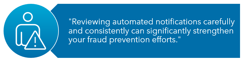 Fraud Notifications Quote Image