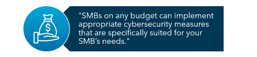 SMB ransomware cybersecurity budget image