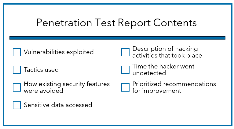 penetration testing services report image
