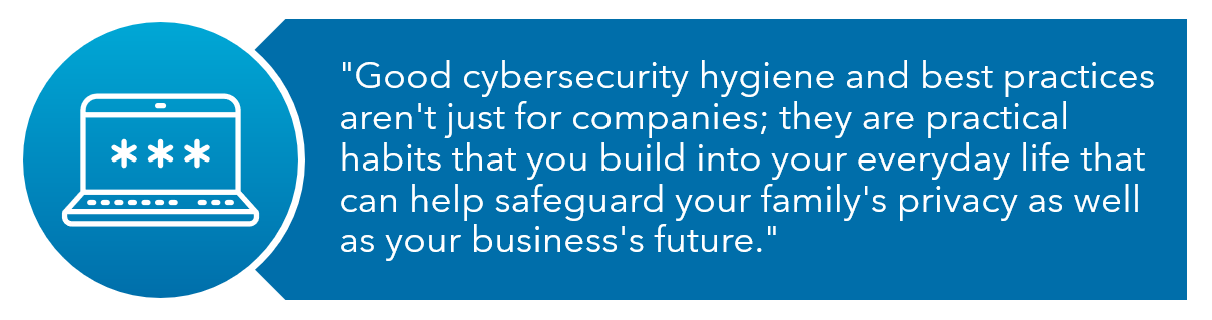 practical habits for digital safety quote image