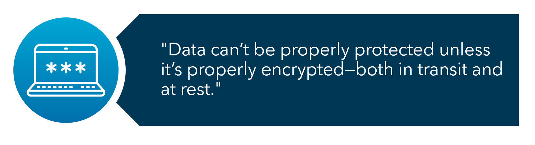 Data encryption quote image